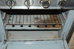 Oven needs some cleanup.